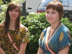 Rio und Violet, Juni 2009